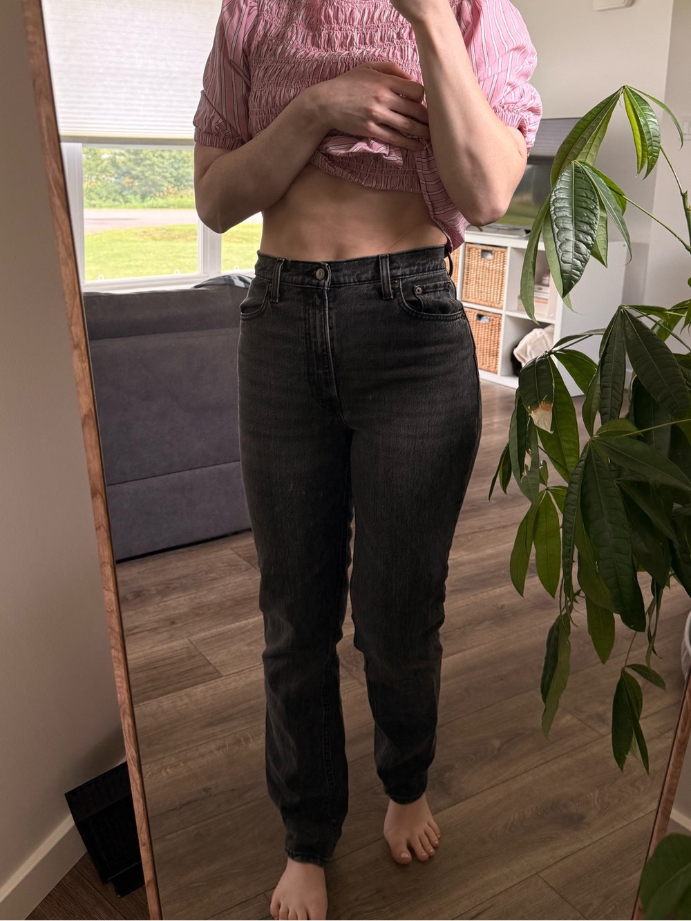 Abercrombie 90s straight ultra high rise - 2 Long